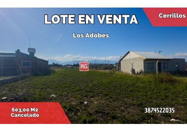 TERRENO DE 600 M2 EN LOS ADOBES 