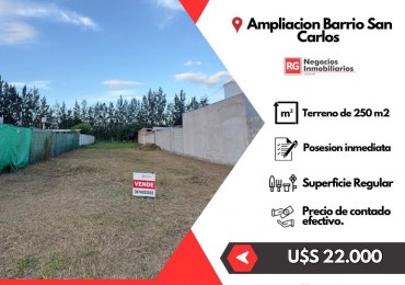 Lote en Ampliacion San Carlos